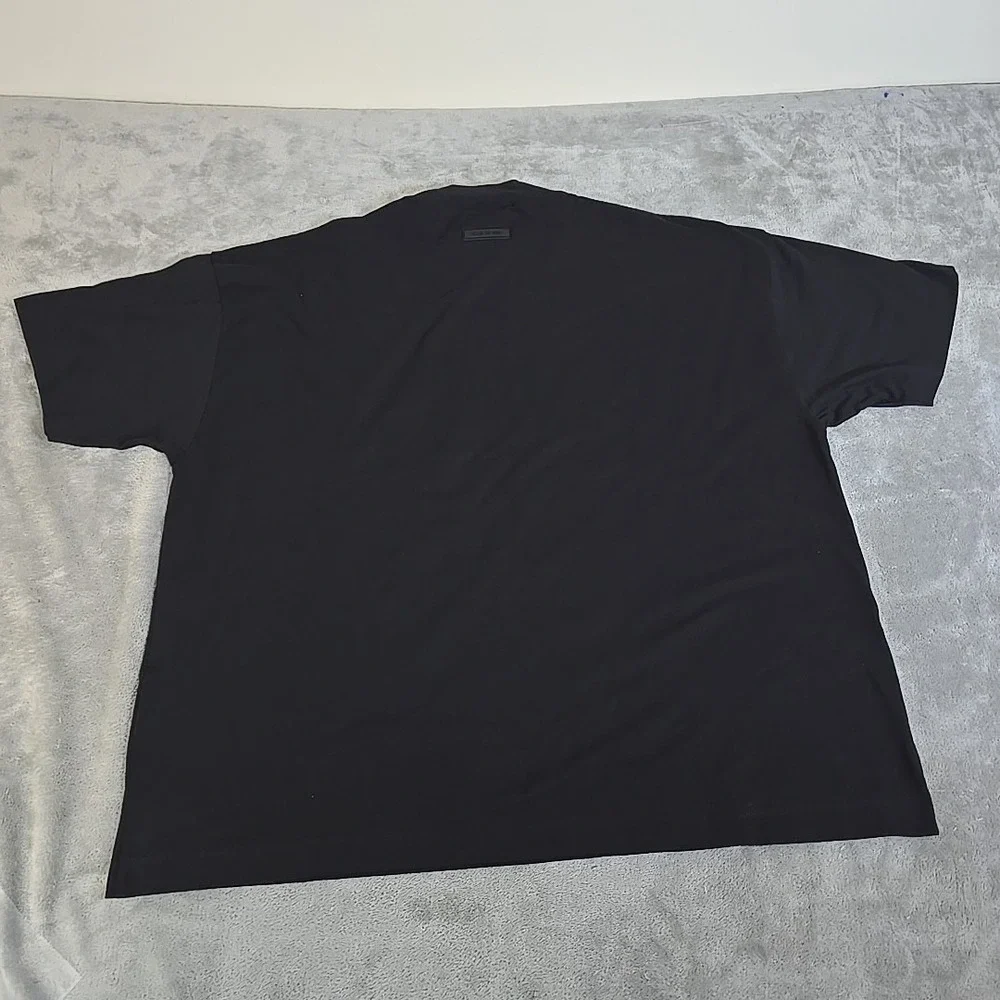 Essential Fear Of God Mens Medium Black Crewneck Short Sleeve Casual‎